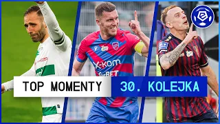 TOP MOMENTY 30. kolejki | Ekstraklasa | 2021/22 [Komentarz]