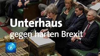 Britisches Parlament stimmt über Brexit-Kurs ab