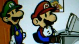 mario's reaction (2 girls 1 cup)