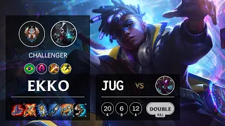 Ekko Jungle vs Kha'Zix - BR Challenger Patch 10.16