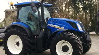 New Holland T6.180 Electrocommand 50KPH c/w Front Linkage