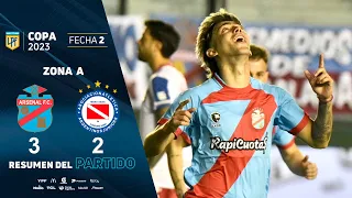 #CopaDeLaLiga 2023 | Fecha 2 | resumen de Arsenal - Argentinos