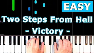 Two Steps From Hell - Victory - EASY Piano Tutorial