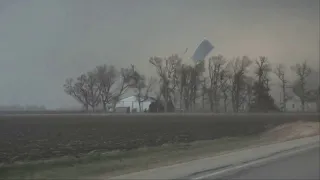 Watch: Tornado Blows Roof Off Iowa Home