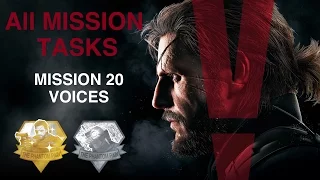 Metal Gear Solid V: The Phantom Pain - All Mission Tasks (Mission 20 - Voices)