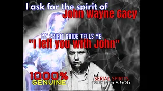 Serial Killer John Wayne Gacy Spirit Box - My spirit guide tells me "I have left you with John"