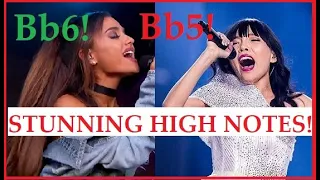 SINGERS SHOWING OFF STUNNING HIGH NOTES!!! Pt 4!!!