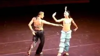 Fragment from ballet -Scheherazade- at the Mariinsky Theatre