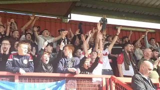 STEVENAGE EAST STAND ON LAST DAY 2022 AGAINST SALFORD FC