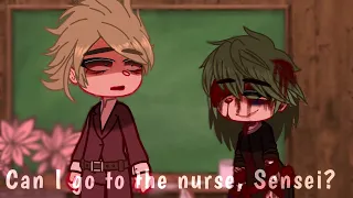 //Can I go to the nurse, sensei?// [Middle school Deku angst] {mha/bnha} [TW: blood] {inspired}