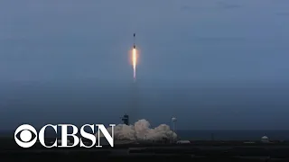 SpaceX launches solar arrays and science equipment to space station