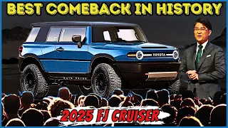Toyota CEO Revealed 2025 Toyota FJ Cruiser & SHOCKED The Entire Car Industry!