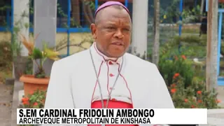 Le cardinal ambongo archevêque que Kinshasa parle
