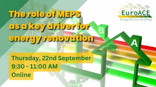 The role of MEPS as a key driver for energy renovation