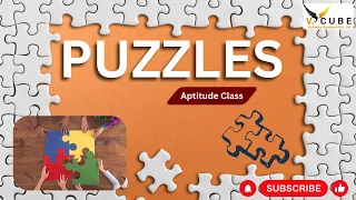 Puzzle Aptitude cls  | V Cube Software Solutions  | Best Training Institute in HYD
