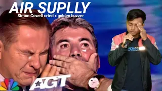 Brigtain 2024 : Simon Cowell Crying To Hear The Song Air Suplly Homeless On The Big World Stage