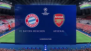 Bayern Munich vs Arsenal | Champions League 2023/24 Play offs | FC24