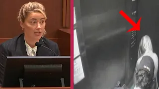 Amber Heard Security Footage with James Franco at Johnny Depp's Trial