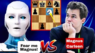 Stockfish Sacrificed his Knight at the beginning of the Game against Magnus Carlsen | Chess | Magnus