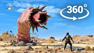 360° Death Worm attacks You! Giant Worm