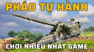 Những pháo tự hành chơi nhiều nhất World of Tanks