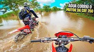 COBRIU O MOTOR DA CRF 250 NO ALAGAMENTO - ATRAVESSEI ?