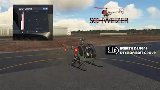 Taming The 300! MSFS Helicopter Hovering Tutorial | Nemeth Schweizer S300CBi v1.0.1 w/Input Viewer