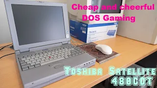 Toshiba Satellite 480CDT Overview, Cheap DOS gaming beast!