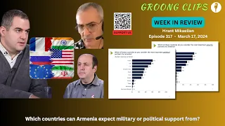 Which countries can Armenia expect military or political support from?