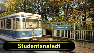 U-Bahn Station Studentenstadt - Munich 🇩🇪 - Walkthrough 🚶