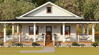 Cozy Cottage Design | Peaceful Living | House Design With Floor Plan