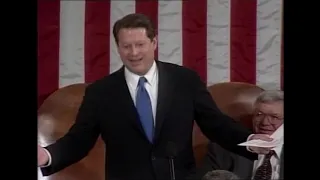 Al Gore presides over Electoral College vote in 2001