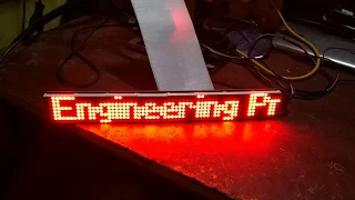 Scrolling Text LED Display || Embedded Projects