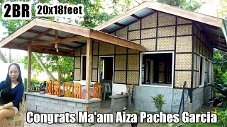 OFW SIMPLE HOUSE | Katas ng OFW, Amakan House Design Half Concrete,Congrats Ma'am Aiza Paches Garcia