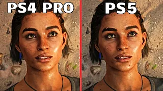 Far Cry 6 | PS5 Vs PS4 PRO Graphics Comparison | 4K 60fps
