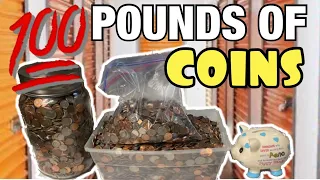 FOUND 100 POUNDS OF COINS in ABANDONED STORAGE UNIT !