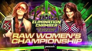 Lita vs. Becky Lynch - Raw Women's Title Match: WWE ELIMINATION CHAMBER 2022