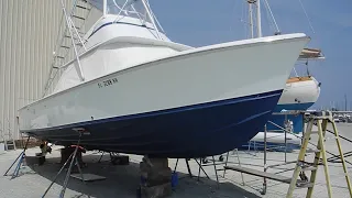 Bertram 31 in yard