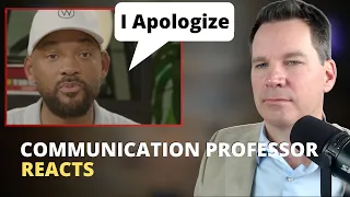 Communication Professor Reacts to Will Smith's Apology Video
