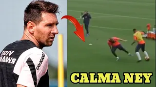 NEYMAR HUMILHA MESSI NO TREINO 😯