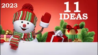 11 Christmas Ornaments ideas for Christmas Tree🎄Affordable Christmas Decoration craft ideas🎄DIY
