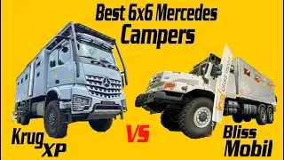 BEST 6x6 MERCEDES Expedition Vehicles in Caravan Salon 2021 ► | BLISS MOBIL Zetros vs. KRUG XP Arocs