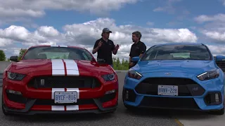 Ford Mustang Shelby GT350 vs Ford Focus RS