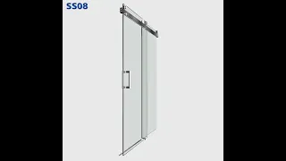 SS08  Glass Shower Door Installation | Aston Frameless Shower Glass