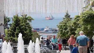 Владивосток, прогулки по городу. Арбат, Спортивная гавань, дракон и ВАВА...