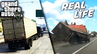 GTA 5 VS REAL LIFE 7 ! (fun, fail, stunt, ...)