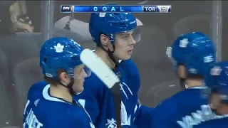 Auston Matthews Goal - 2017 Season: Toronto Maple Leafs VS New Jersey Devils 2017-10-11