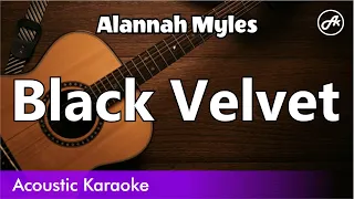 Alannah Myles - Black Velvet (karaoke acoustic)