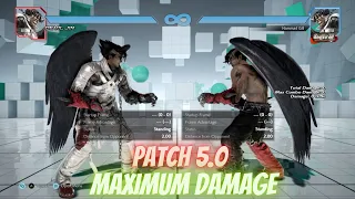 Devil Jin Mains should learn this new maximum damage combo patch 5.0