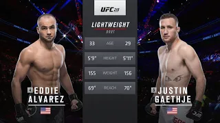 Eddie Alvarez vs Justin Gaethje Full Fight Full HD